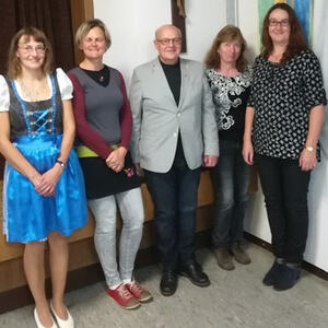 Von links:  Michaela Gabauer, Erich Neumüller, Elisabeth Freund und Michaela Danner.